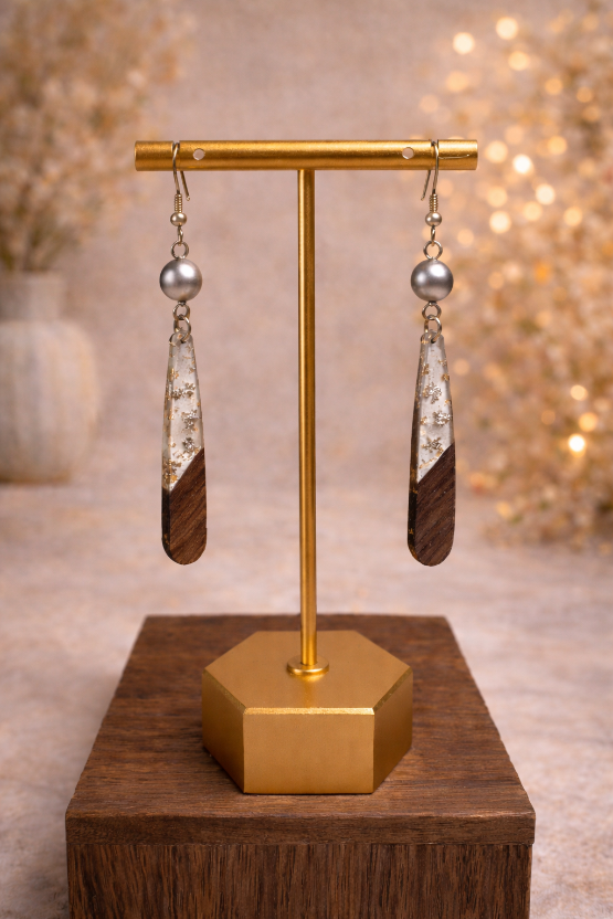 Color Me Classy: Silver Teardrop